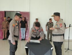 KAPOLDA RIAU TEGASKAN KOMITMEN BERANTAS NARKOBA, KAPOLRES ROHIL LANTIK KAPOLSEK PANIPAHAN YANG BARU