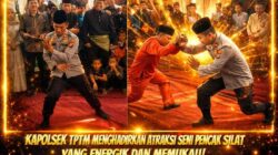 Satu Gerakan Pencak Silat, Ribuan Makna: Kapolsek TPTM Hadir di Pernikahan, Bukti Polri yang Berjiwa Seni dan Berhati Rakyat