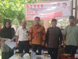 Reses DPRD Rohil: Fazrul Hidayat Lubis,SE Serap Aspirasi Warga Kepenghuluan Glora