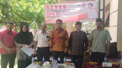 Reses DPRD Rohil: Fazrul Hidayat Lubis,SE Serap Aspirasi Warga Kepenghuluan Glora