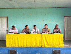 Cooling System Kapolsek Panipahan Jaga Kondusif di Panipahan darat.