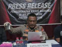 Gempur Jalur Tikus Pesisir, Kapolres Rohil Pimpin Langsung Rilis Narkoba di Panipahan: “Tak Ada Ruang Bagi Bandar!”