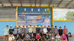 Kapolsek Panipahan Gelar Technical Meeting Jelang Pertandingan Futsal.