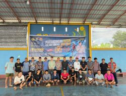 Kapolsek Panipahan Gelar Technical Meeting Jelang Pertandingan Futsal.
