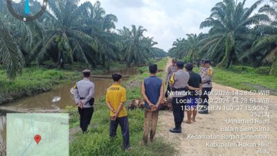 Patroli Ketat di Lahan Sengketa 80 Hektare, Polsek Bagan Sinembah Cegah Potensi Konflik Sosial