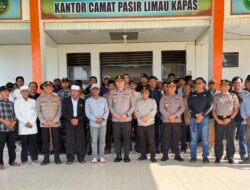 Wakapolda Riau Bersama Pju Plda Riau Laksanakan Tatap Muka Dengan  Toko Dan Madyarakat Pnipahan,  Perkuat Cooling System Pasca Aksi Unjuk Rasa