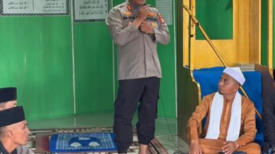 Kapolres Rohil Gelar Sholat Jumat Bersama dan Jadi Khotib di Panipahan, Wujud Cooling System Pasca Aksi Unjuk Rasa