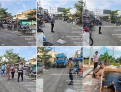 Polsek Bagan Sinembah Gelar Strong Point Pagi, Arus Lalin di Bagan Batu Lancar dan Kondusif