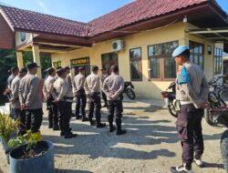 Kapolsek Panipahan Pimpin Langsung Apel Pagi, Tekankan Disiplin dan Pelayanan Prima