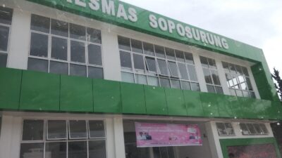 Baru Seumur Jagung Renovasi Puskesmas Soposurung Balige Retak-Retak, Kualitas Proyek APBD Dipertanyakan