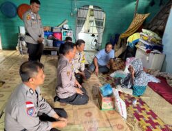 Jum’at Berkah Polsek Panipahan Beri bantuan Kepada Warga Kurang Mampu