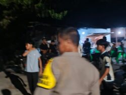 Polsek Panipahan Bubar kan balap Liar, yang Resah kan Warga.