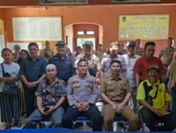 Kapolsek Bagan Sinembah Gelar FGD dan Cooling System Bersama Lurah serta Tokoh Masyarakat untuk Ciptakan Situasi Kondusif