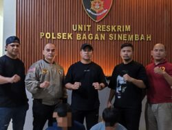 Tak ada Ruang, lagi lagi Kapolsek Bagan Sinembah pimpin penangkapan bandar Narkoba, 17 paket Sabu dan 2 orang pelaku diringkus