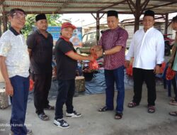 Polsek Aek Natas Polres Labuhanbatu Laksanakan Penyembelihan Hewan Qurban Idul Adha 1447 H.