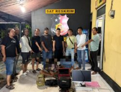 POLRES ROKAN HILIR BERHASIL UNGKAP KASUS PENCURIAN DENGAN PEMBERATAN DI KANTOR DESA TELUK BEREMBUN
