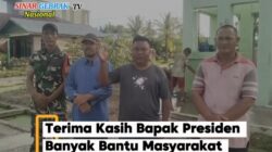 Masyarakat Sangat Berterimakasih Atas Bantuan Bapak Presiden RI