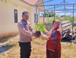 POLSEK BAGAN SINEMBAH GELAR SOSIALISASI PROGRAM GREEN POLICING DI BAGAN BATU DAN BALAM JAYA