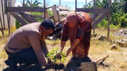 POLSEK BAGAN SINEMBAH GELAR SOSIALISASI PROGRAM GREEN POLICING DI BAGAN BATU DAN BALAM JAYA