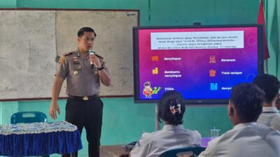 POLSEK BAGAN SINEMBAH TANAMKAN GENERASI ANTI NARKOBA, KAPOLSEK BAGAN SINEMBAH BERIKAN PENYULUHAN DI SMAS PEMBANGUNAN BAGAN BATU