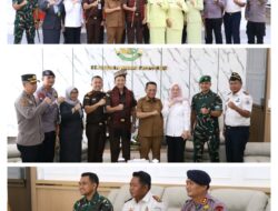 Dandim 0321/Rohil Letkol Inf Diki Apriadi Dampingi Penyambutan Kajati Riau di Kejari Rohil, Sinergi Forkopimda Semakin Solid