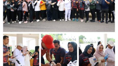 Dandim 0321/Rohil Letkol Inf Diki Apriyadi Ramaikan CFD Bagansiapiapi 2026, Ajak Warga Hidup Sehat dan Manfaatkan Layanan Publik