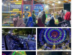 Pasar Malam Ilegal di Taman Budaya Batu Enan Bagan siapi Tidak Kantongi Izin Beroperasi Ramai di Kunjungi Masyarakat Event Bakar Tongkang