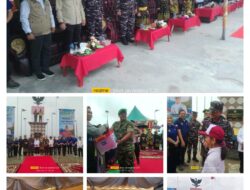 TNI AL Kodaeral I Turun ke Pulau Halang, Gelar Bakti Sosial Kesehatan Gratis untuk Warga Pesisir Rohil