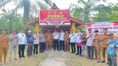 Tim Ditresnarkoba Polda Riau Nilai Kampung Tangguh Anti Narkoba Labuhan Tangga Baru, Wujud Komitmen Bersama Lawan Narkoba