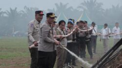 Kapolres Rohil Pimpin Apel Siaga Karhutla Bersama PT Salim Ivomas dan Pemkab Rohil, Tegaskan Komitmen “Zero Karhutla” di Bumi Seribu Kubah