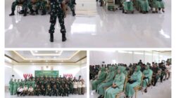 Kodim 0321/Rohil Gelar Bintal Kerohanian Islam Bersama Persit, Bangun Keluarga Sakinah Mawadah Warahmah