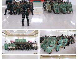 Kodim 0321/Rohil Gelar Bintal Kerohanian Islam Bersama Persit, Bangun Keluarga Sakinah Mawadah Warahmah
