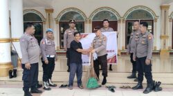 Polsek Bangko Pusako Gelar Bakti Religi di Masjid Al-Hasanah Sambut HUT Bhayangkara ke-80
