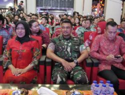 Komandan Kodim 0321/Rohil dan Para Pejabat TNI Turut Hadiri Kirab Replika Tongkang 2026