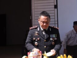 Dandim 0321/Rohil Hadiri Upacara Dan Sampaikan Selamat HUT Bhayangkara ke-80