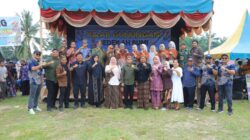 Desa Sonomartni Gelar Kirab Gunungan Sedekah Bumi