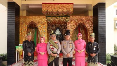 Polres Rokan Hilir Gelar Kenal Pamit dan Tradisi Farewell-Welcome Parade Kapolres, AKBP Aldi Alfa Faroqi Resmi Menjabat