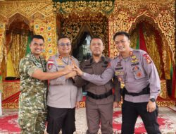 Perkuat Soliditas, Kapolres Rokan Hilir Jalin Sinergitas Bersama TNI dan Kejaksaan
