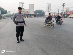 Polsek Bagan Sinembah Hadir Sejak Pagi, Wujudkan Lalu Lintas Aman dan Lancar bagi Masyarakat