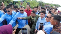 Dandim 0321/Rohil Turut Sambut Kedatangan Wakil Presiden RI di Rokan Hilir