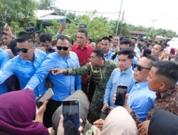 Dandim 0321/Rohil Turut Sambut Kedatangan Wakil Presiden RI di Rokan Hilir