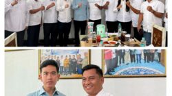 Keluarga Besar DPW PSI Riau dan DPD PSI Rokan Hilir menyambut kedatangan Wapres Gibran Rakabuming Raka ke Rohil