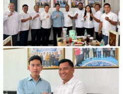 Keluarga Besar DPW PSI Riau dan DPD PSI Rokan Hilir menyambut kedatangan Wapres Gibran Rakabuming Raka ke Rohil