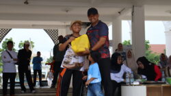 Dandim 0321/Rohil Kompak Senam Bareng di CFD, Ribuan Warga Padati Lapangan Taman Budaya Batu Enam