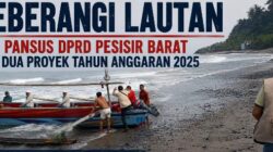 Tim Pansus DPRD Seberangi Lautan Pesisir Barat Cek Dua Proyek Anggaran Tahun 2025