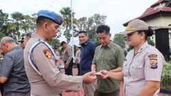 TINGKATKAN DISIPLIN DAN PROFESIONALISME, SUBBID PROVOS BIDPROPAM POLDA RIAU LAKSANAKAN GAKTIBLIN DI POLRES ROHIL