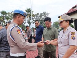 TINGKATKAN DISIPLIN DAN PROFESIONALISME, SUBBID PROVOS BIDPROPAM POLDA RIAU LAKSANAKAN GAKTIBLIN DI POLRES ROHIL