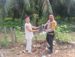 Polsek Bagan Sinembah Gencarkan Green Policing, Edukasi Warga dan Tanam Pohon untuk Wujudkan Lingkungan Lestari