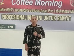 Dandim 0209 Labuhan Batu Gelar Coffee Morning Dengan Insan Pers.