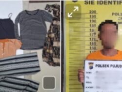 POLSEK PUJUD AMANKAN TERDUGA PELAKU DUGAAN PERSETUBUHAN ANAK DI BAWAH UMUR